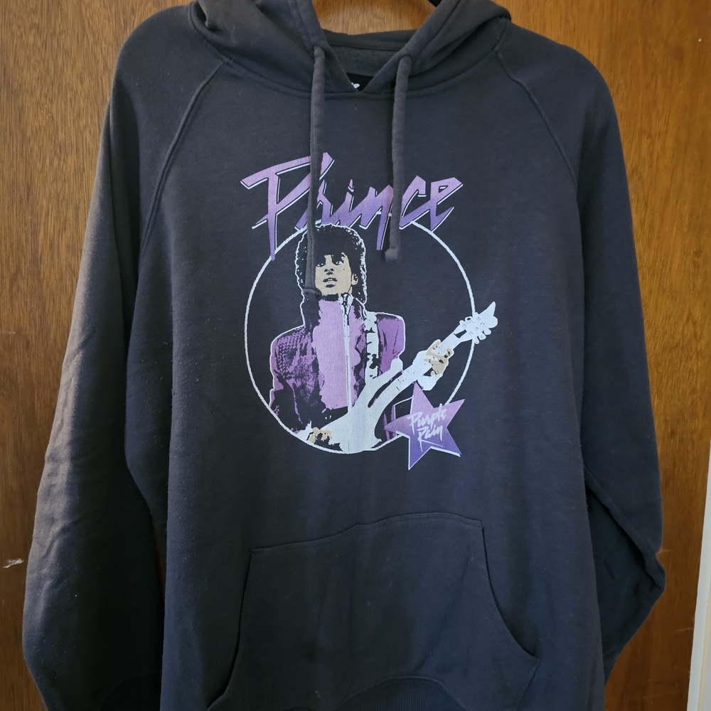 Torrid Black Hoodie with Purple Graphic